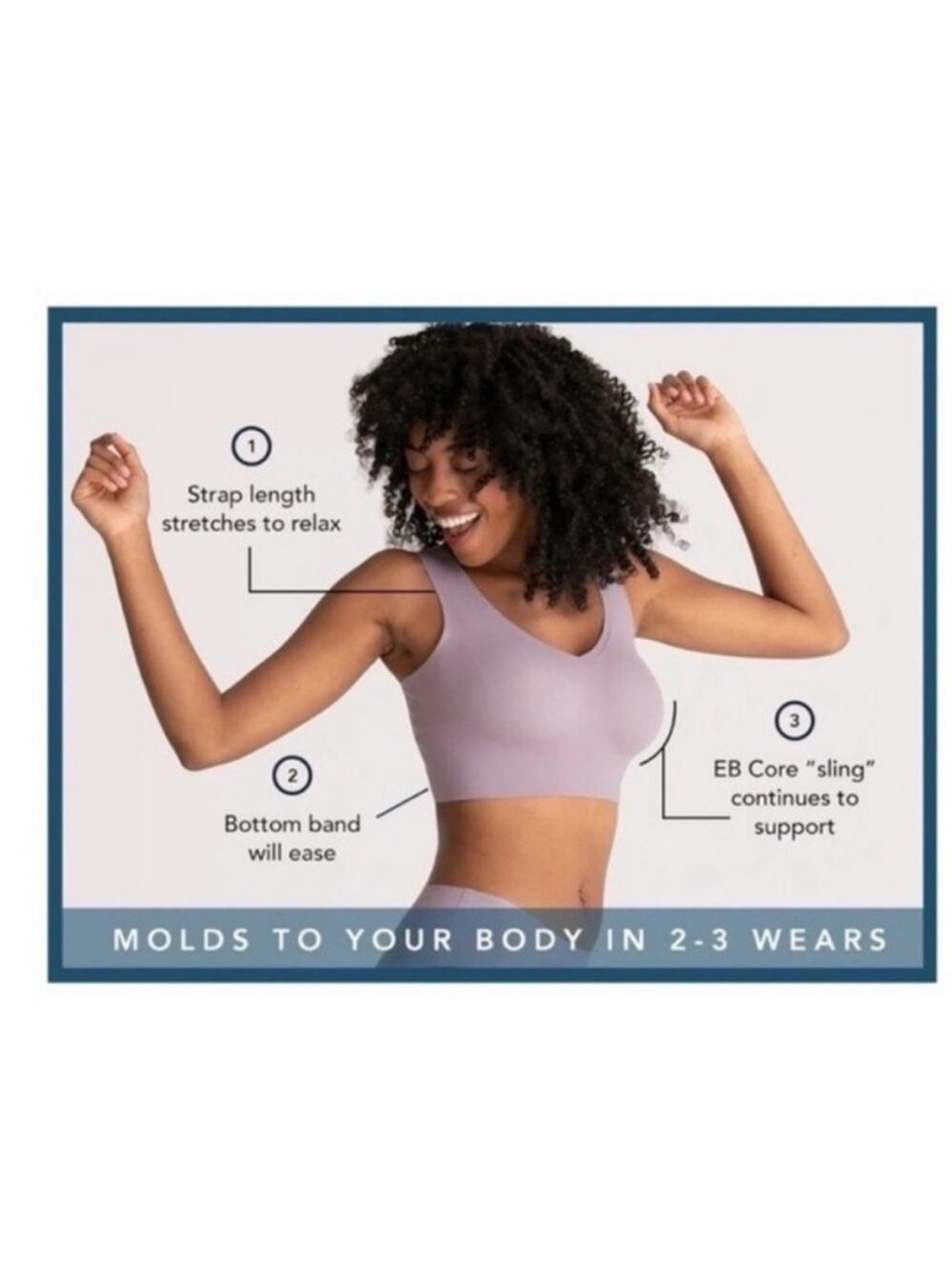 NWT Evelyn Bobbie Defy Bra XS - Picture 4 of 10